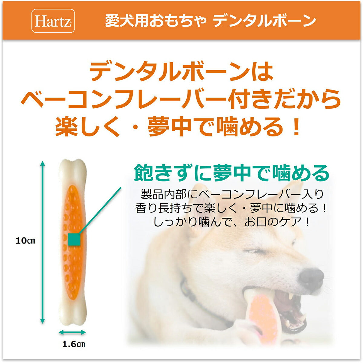 ハーツ デンタル ボーン ベーコンフレーバー ミニ