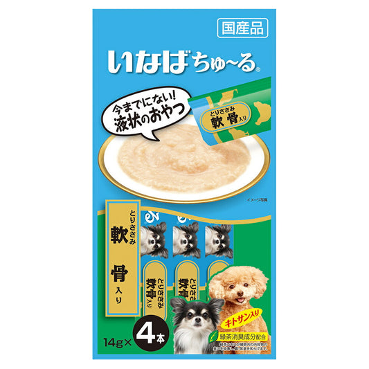 いなば ちゅ~る とりささみ 軟骨入り ちゅーる 犬 おやつ 国産