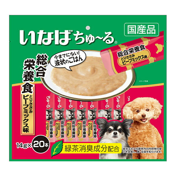 いなば ちゅ~る 総合栄養食 とりささみ ビーフミックス味 ちゅーる 犬 おやつ 国産