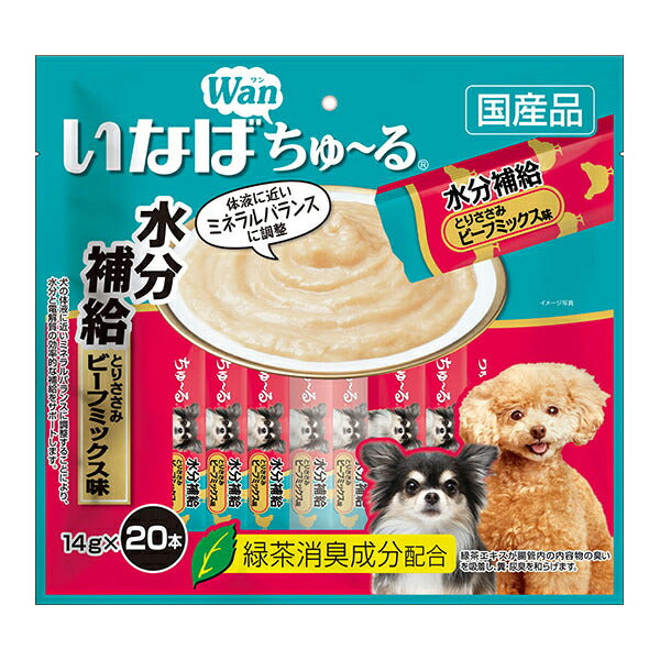 いなば Wanちゅ~る 水分補給 とりささみ ビーフミックス味 ちゅーる 犬 おやつ 国産
