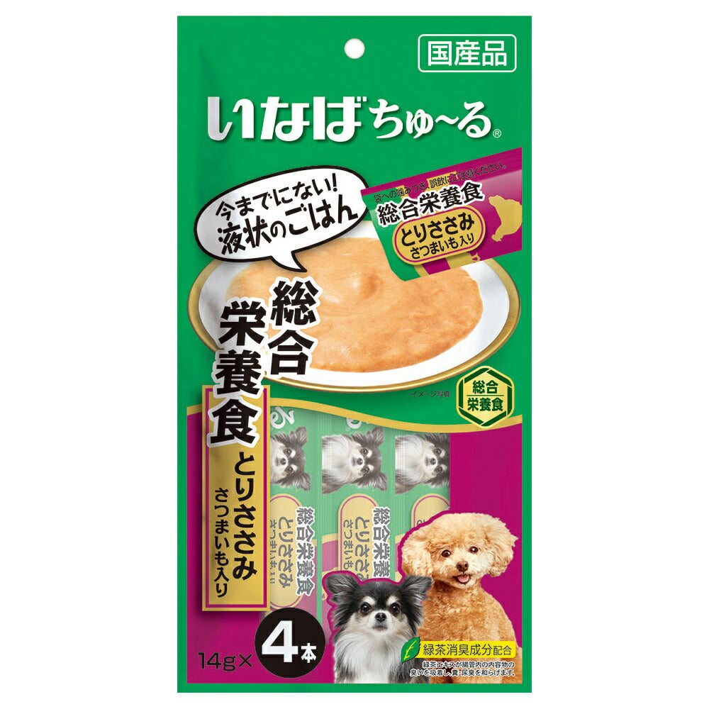 いなば ちゅ~る 総合栄養食 とりささみ さつまいも入り ちゅーる 犬 おやつ 国産