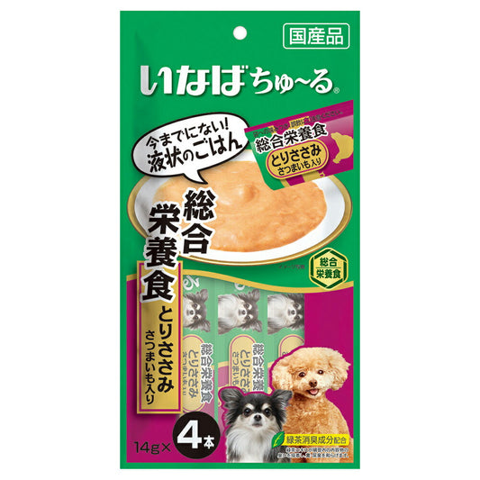 いなば ちゅ~る 総合栄養食 とりささみ さつまいも入り ちゅーる 犬 おやつ 国産