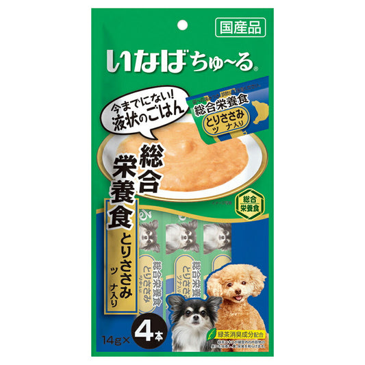 いなば ちゅ~る 総合栄養食 とりささみ ツナ入り ちゅーる 犬 おやつ 国産