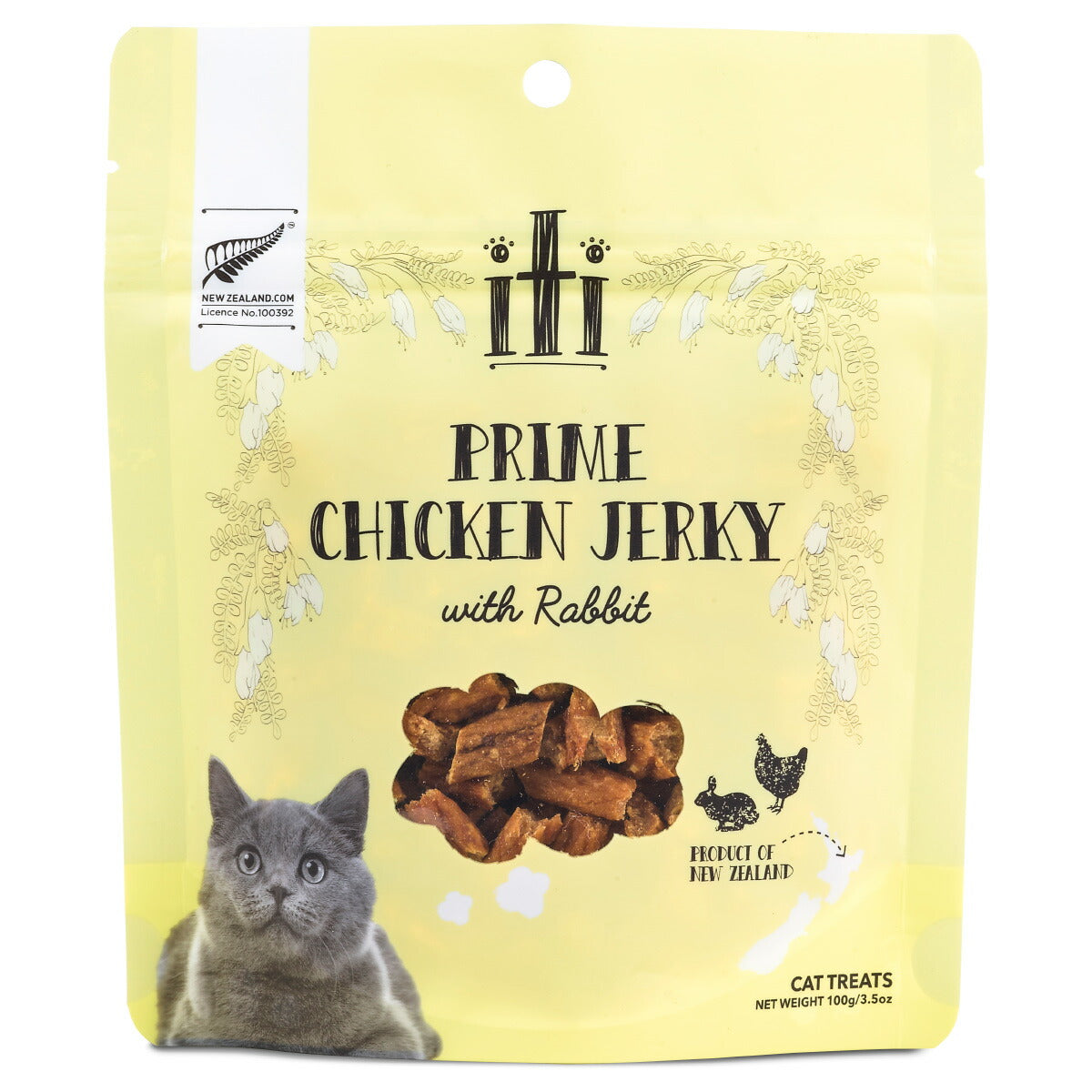 イティ キャット トリーツ チキンジャーキー 免疫ケア 100g 無添加 猫