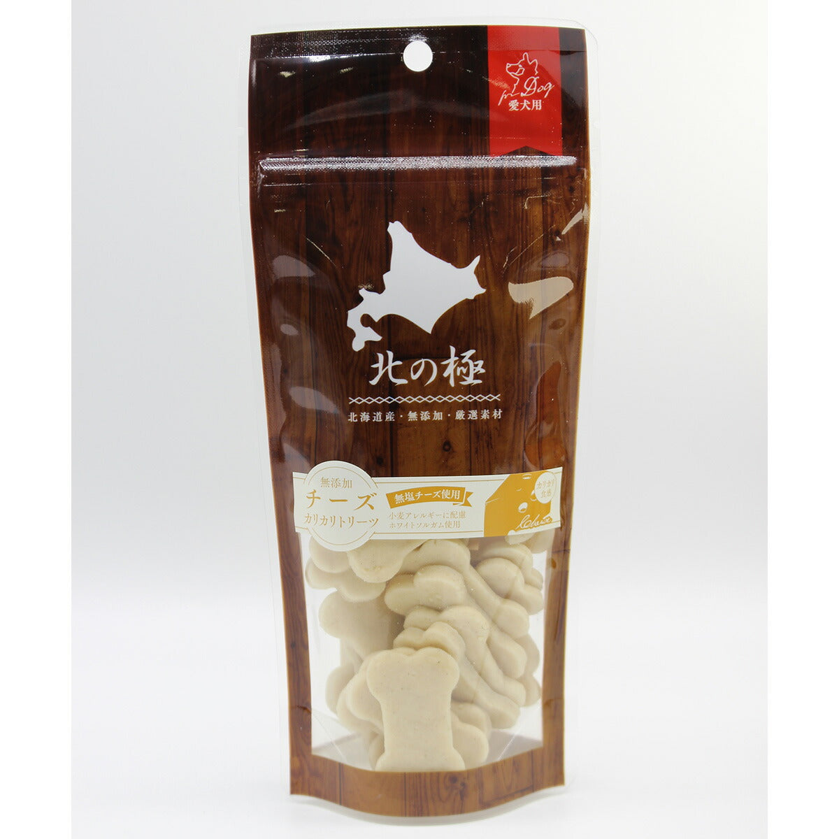 北の極 犬のおやつ チーズカリカリトリーツ 80g 無添加 国産 北海道産