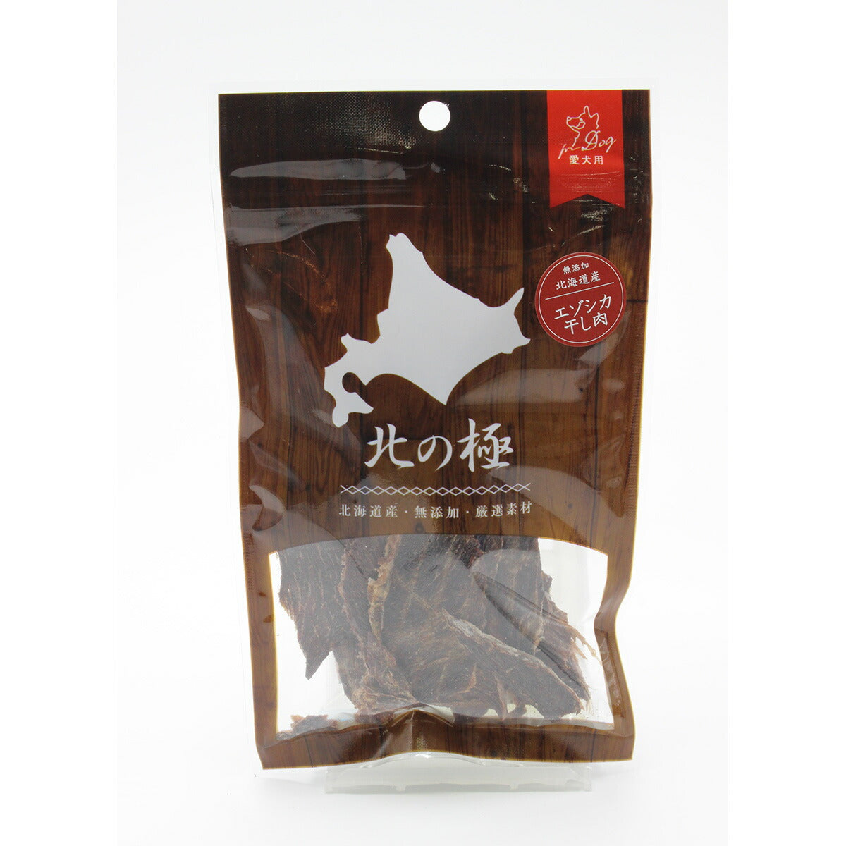 北の極 犬のおやつ エゾ鹿干し肉 25g 無添加 国産 北海道産