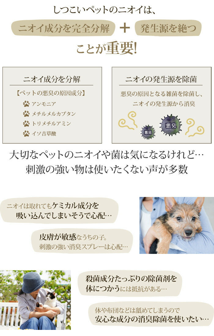 APDCクリア キレイウォーター グリーンフォレスト 詰替用 270ml 天然 除菌 消臭 安全 植物成分 犬 猫 ペット