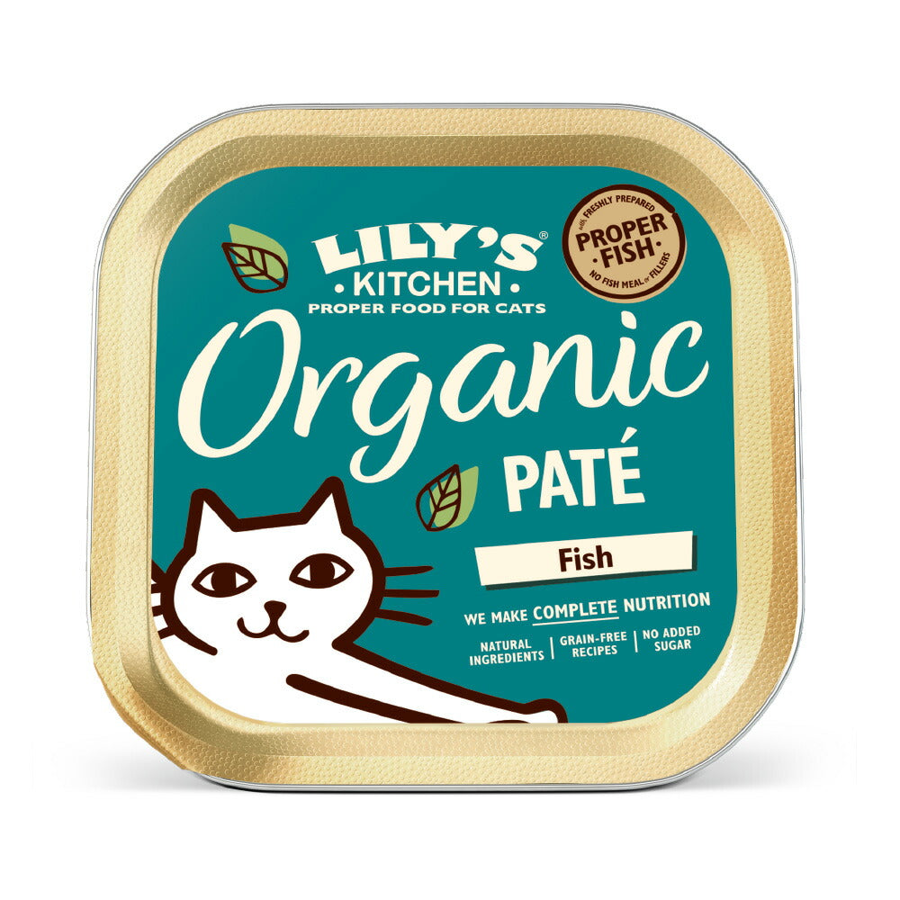 リリーズキッチン キャットフード ウエットフード オーガニックフィッシュのディナー 85g 無添加 猫缶