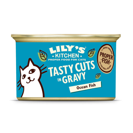 リリーズキッチン キャットフード ウエットフード グレービーソースの美味しいオーシャンフィッシュ 85g 無添加 猫缶