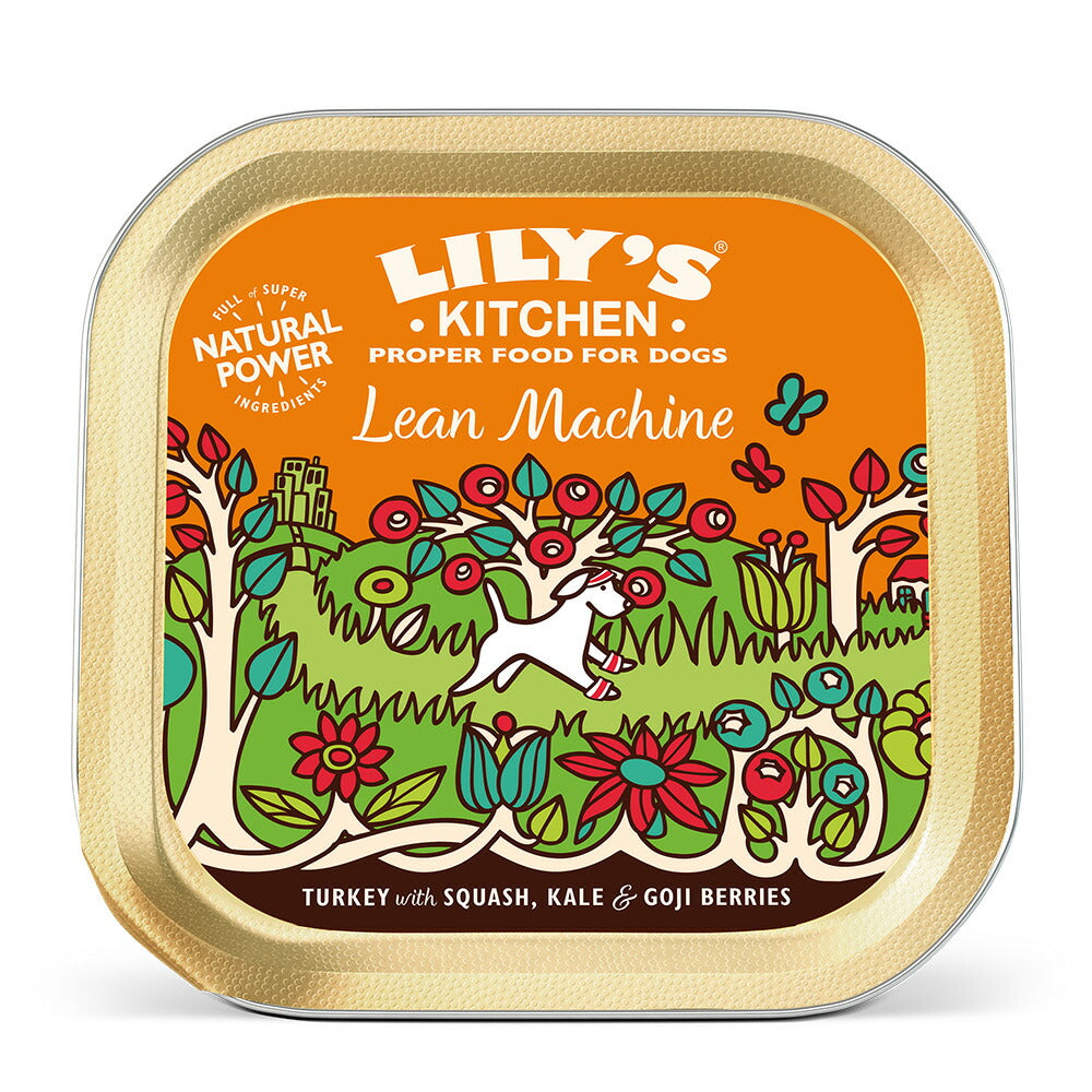 リリーズキッチン ドッグフード ウェットフード リーンマシン、新鮮ターキーとスカッシュ 150g 無添加 犬