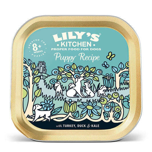 リリーズキッチン ドッグフード ウェットフード 子犬用ターキー&ダックレシピ 150g 無添加 犬