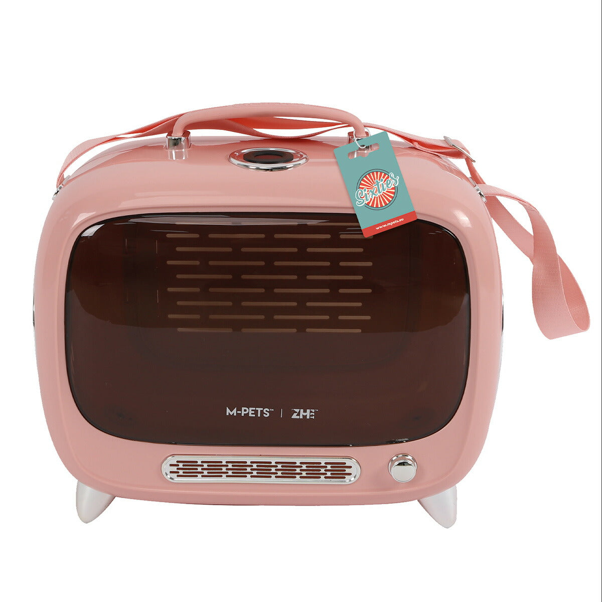 M-PETS エムペッツ TVペットキャリー ピンク【送料無料】
