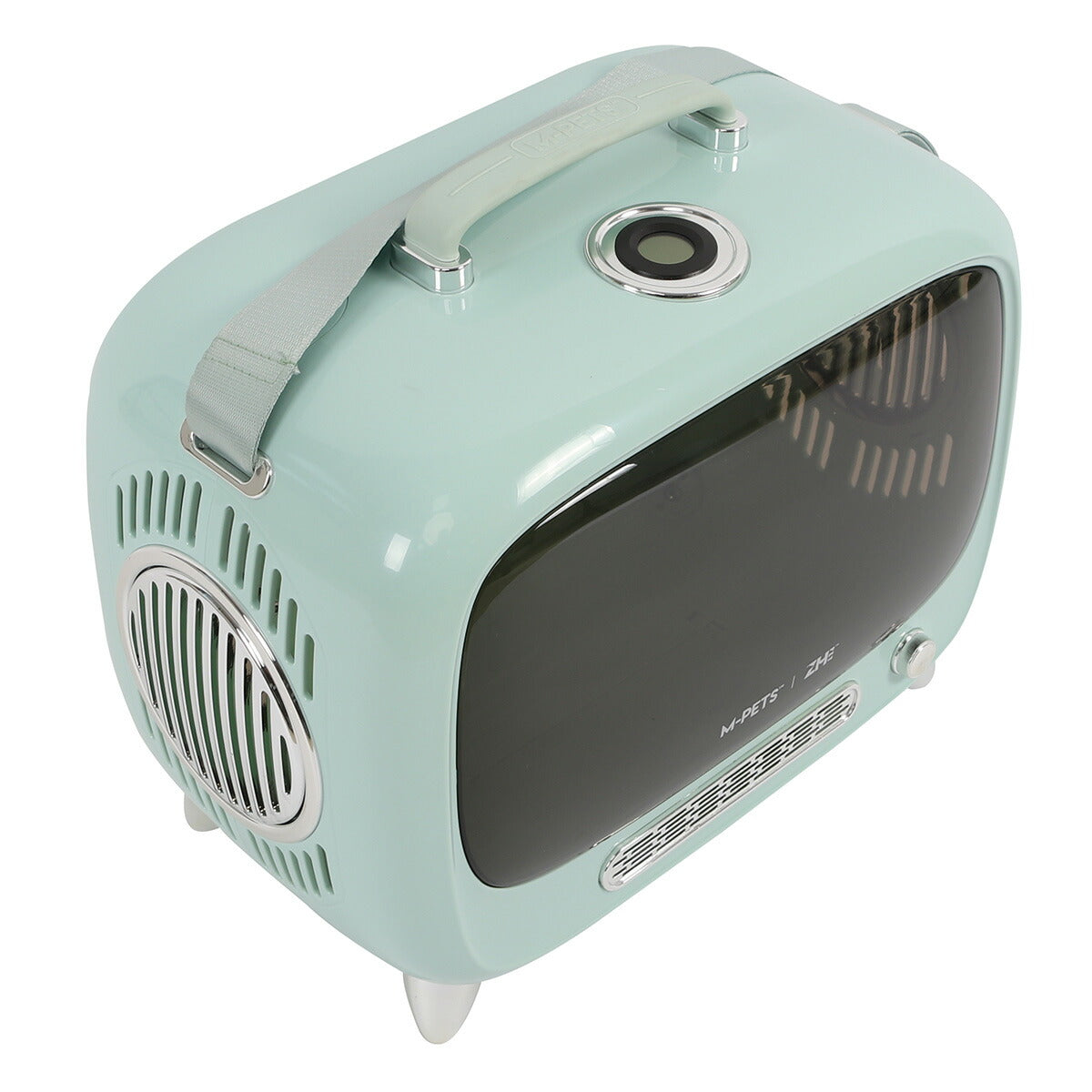 M-PETS エムペッツ TVペットキャリー ブルー【送料無料】