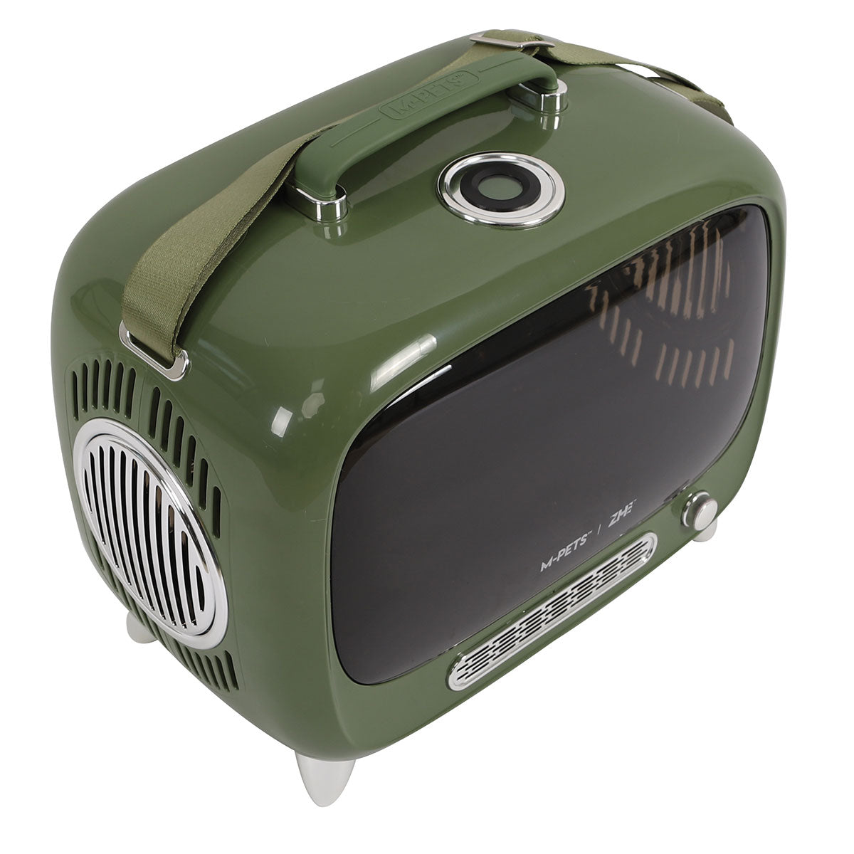 M-PETS エムペッツ TVペットキャリー グリーン【送料無料】