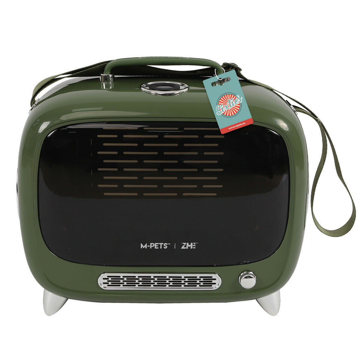M-PETS エムペッツ TVペットキャリー グリーン【送料無料】