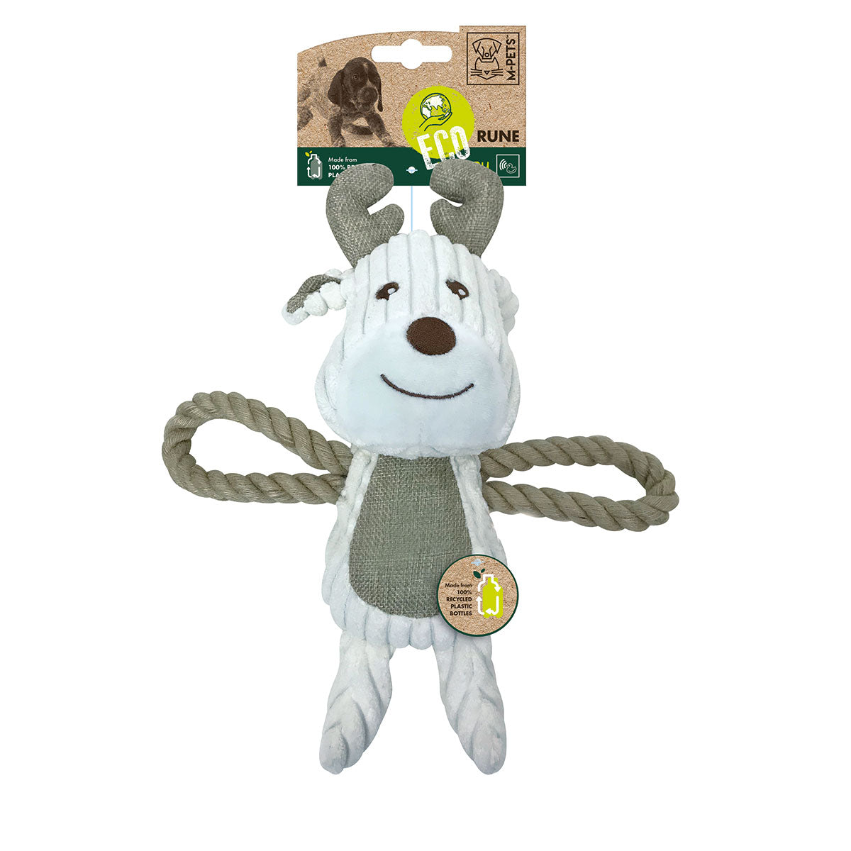 M-PETS エムペッツ ECOドッグトイ シカのルーン