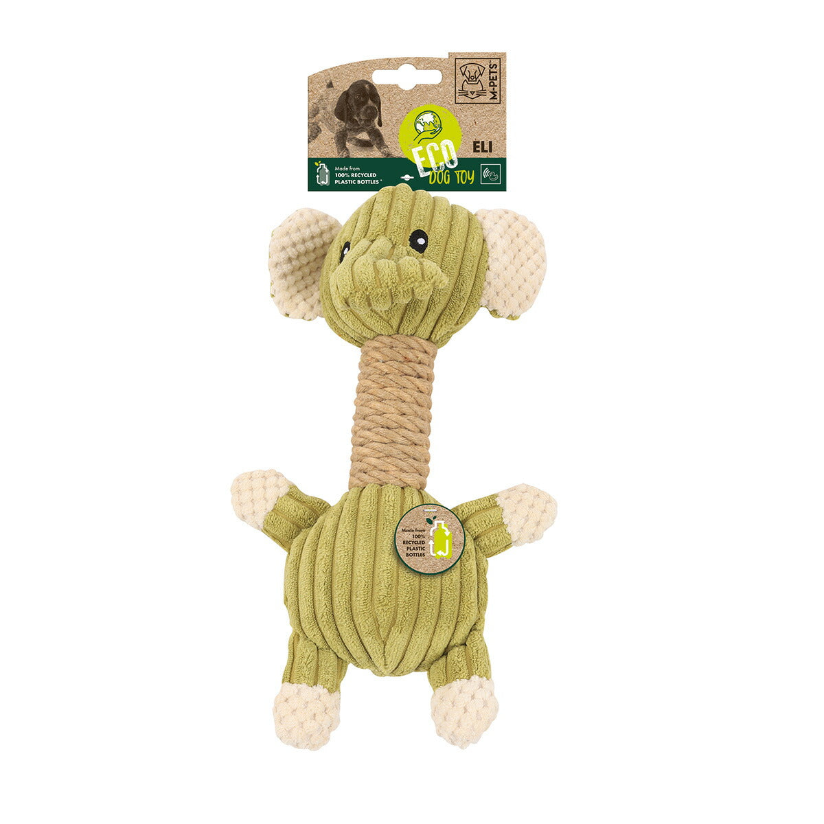 M-PETS エムペッツ ECOドッグトイ ゾウのエリ