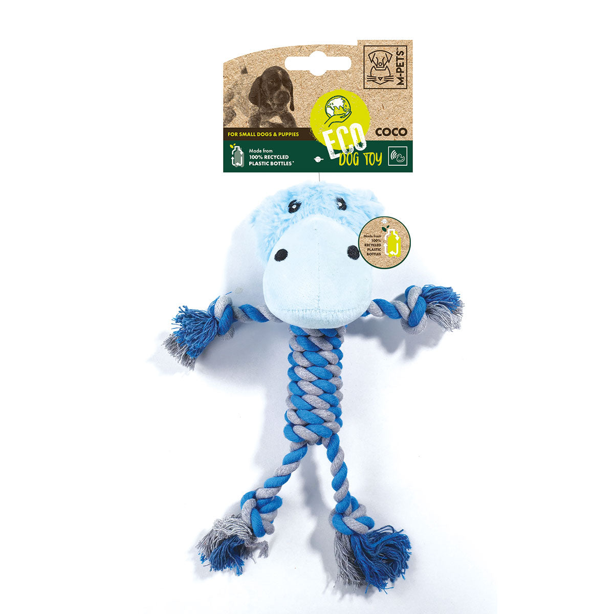 M-PETS エムペッツ ECOドッグロープトイ ウシのココ