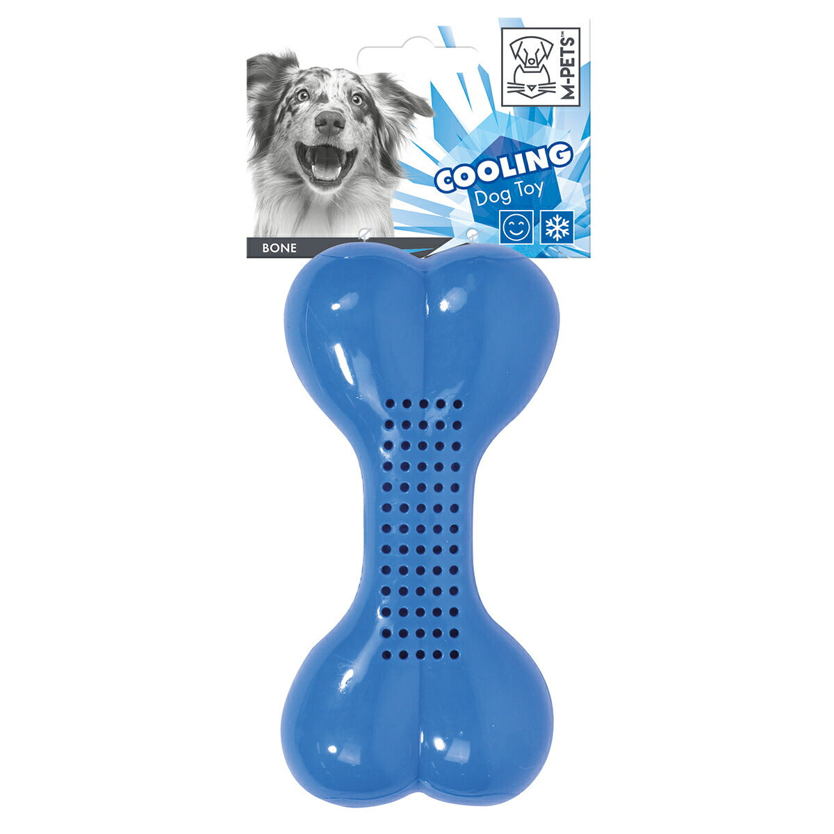 エムペッツ M-PETS クーリングドッグトイ ボーン ブルー