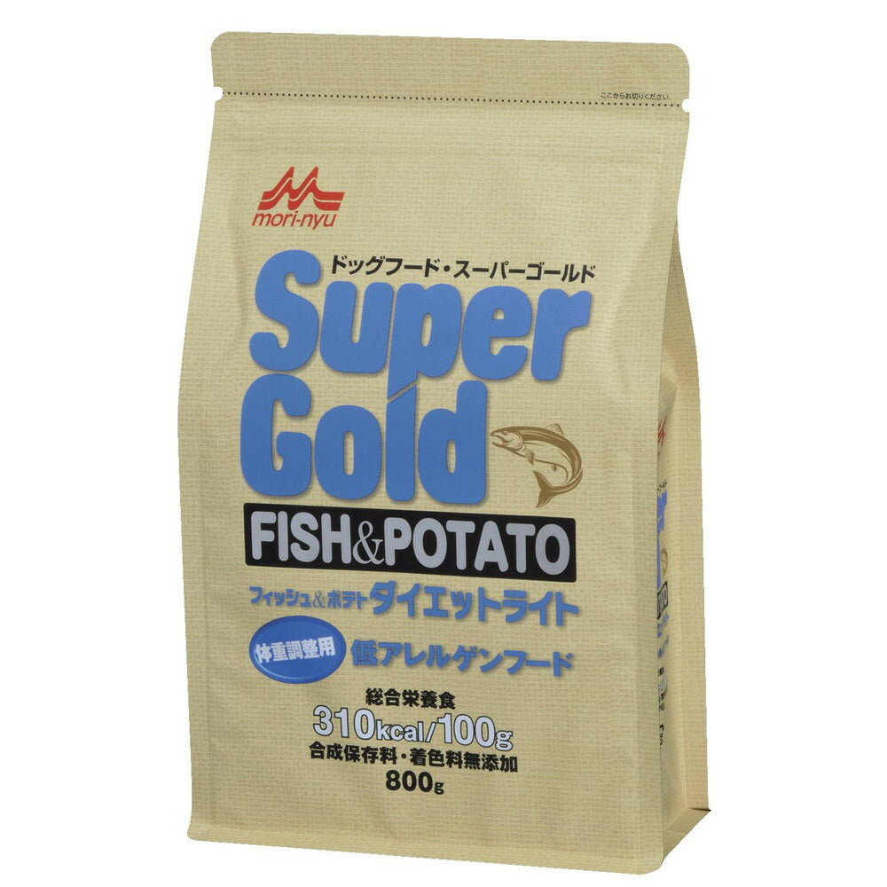 森乳サンワールド スーパーゴールド フィッシュ&ポテト ダイエットライト 800g 犬用品/ペットグッズ/ペット用品