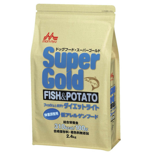 森乳サンワールド スーパーゴールド フィッシュ&ポテト ダイエットライト 2.4kg 犬用品/ペットグッズ/ペット用品