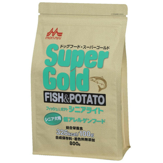 森乳サンワールド スーパーゴールド フィッシュ&ポテト シニアライト 800g 犬用品/ペットグッズ/ペット用品