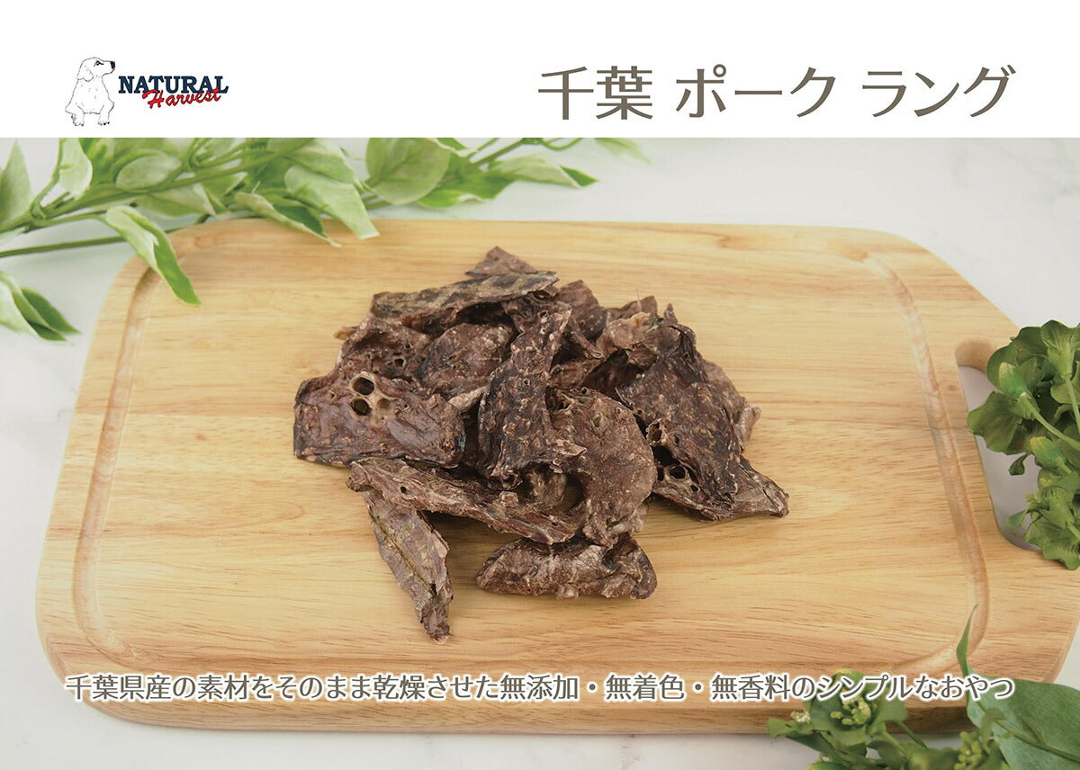 ナチュラルハーベスト おやつ 千葉ポークラング 20g 無添加 国産