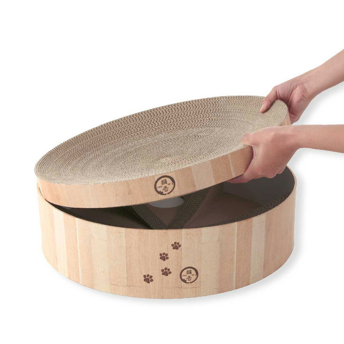 猫壱 バリバリボウル XL 猫 爪とぎ 爪みがき ダンボール すり鉢状