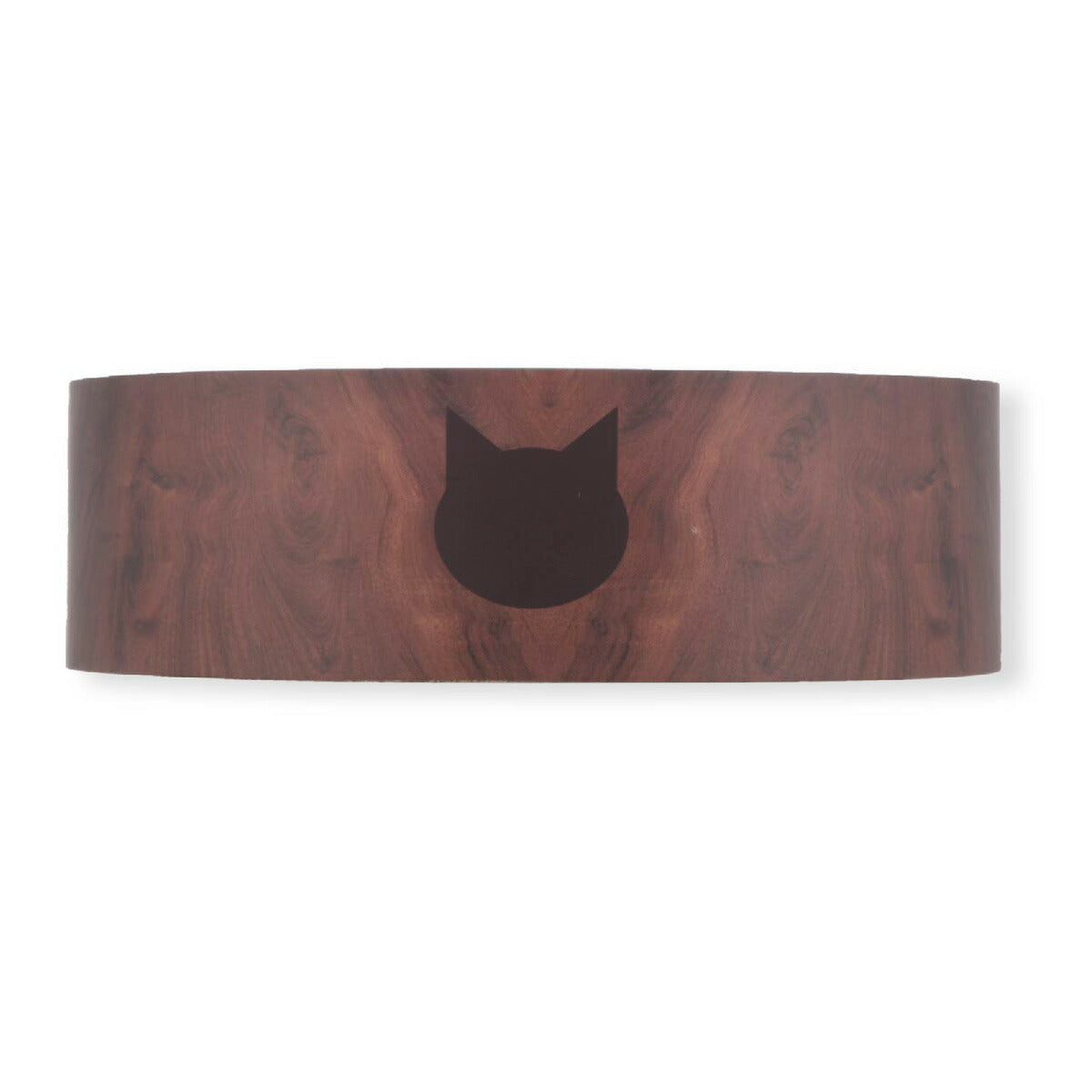 猫壱 バリバリボウル 猫柄 ダークブラウン 猫 爪とぎ 爪みがき ダンボール すり鉢状