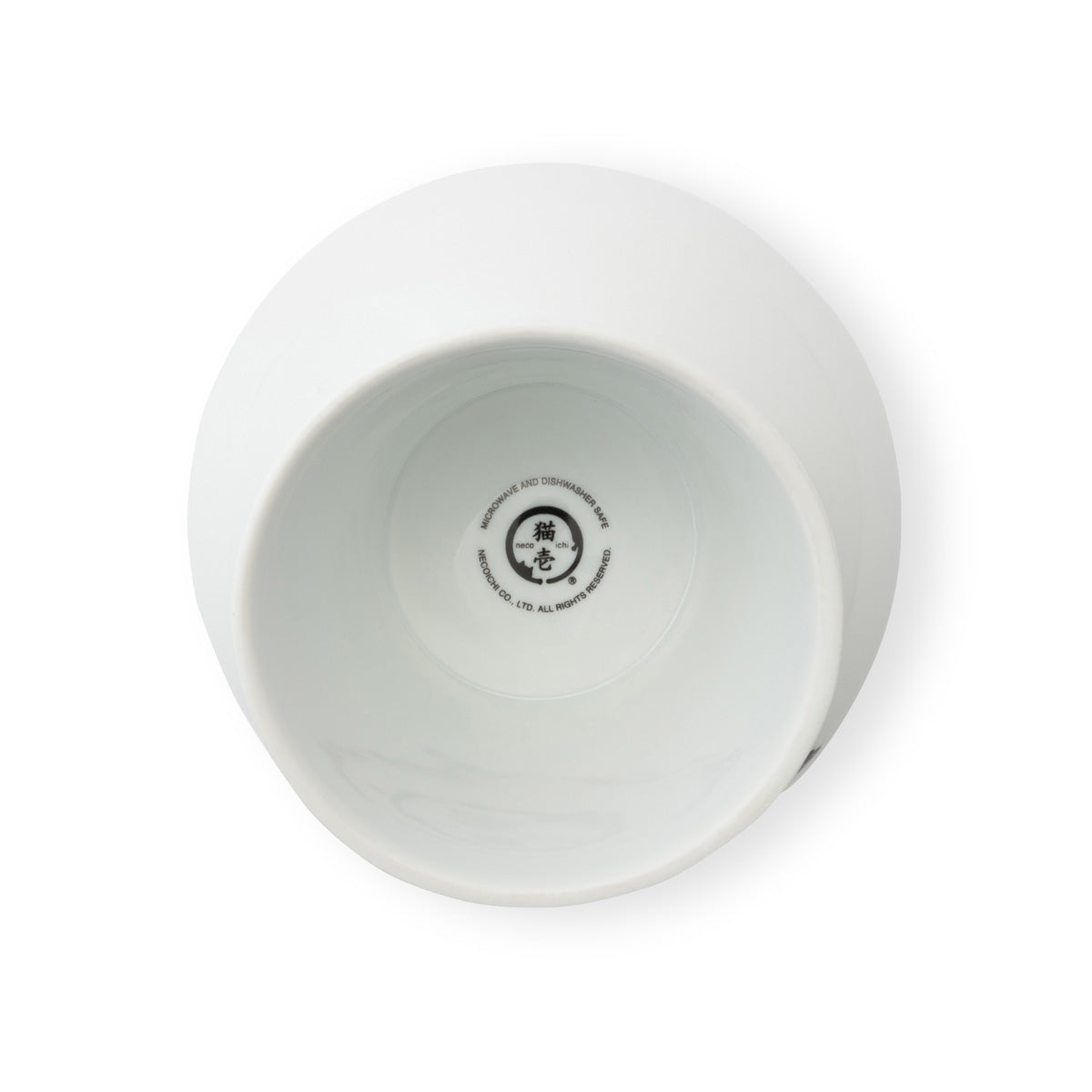 猫壱 ハッピーダイニング 猫用 脚付フードボウル 斜めタイプ 猫柄 食器 陶器