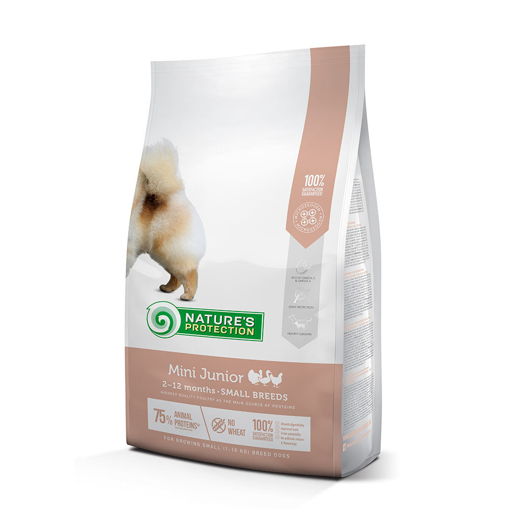 ネイチャーズプロテクション ドッグフード ミニジュニア 2kg(子犬 無添加 グルテンフリー マイクロゼオゲン ゼオライト)