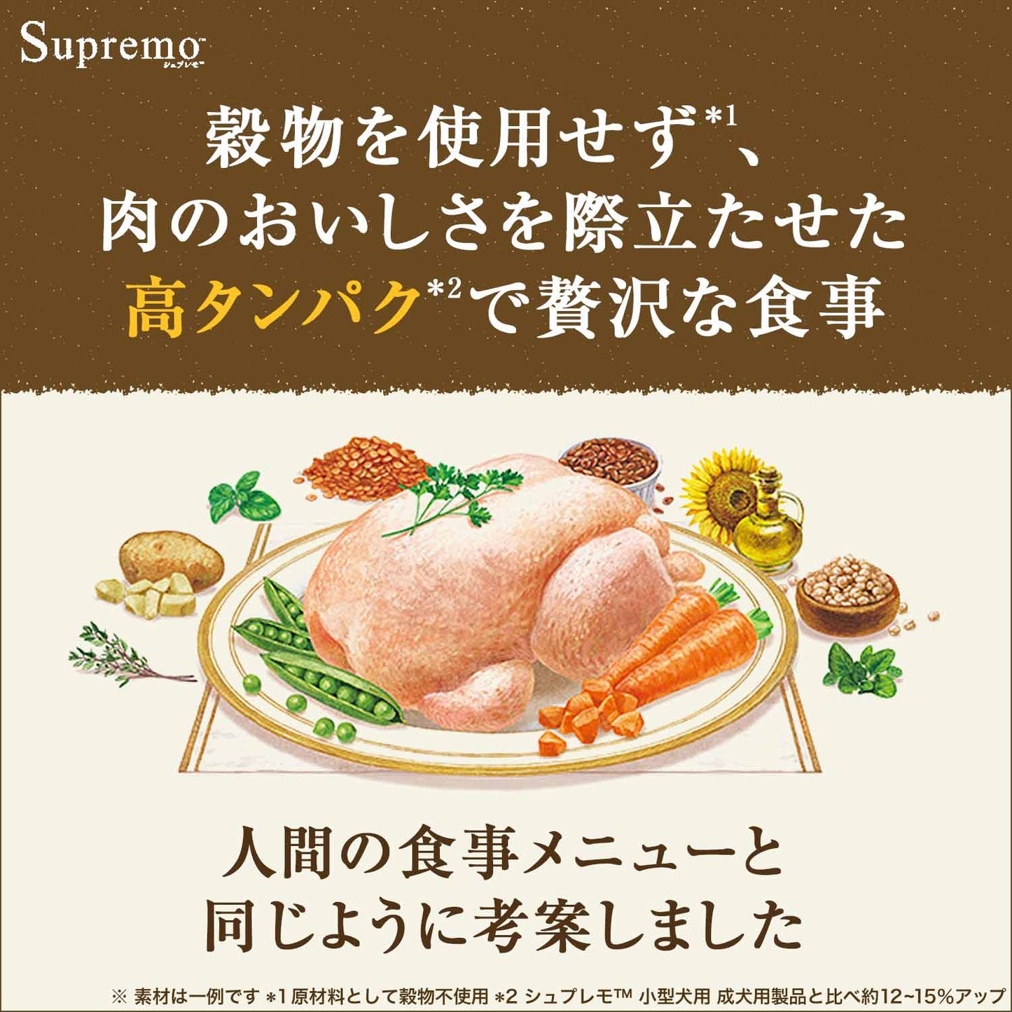 ニュートロ シュプレモ 超小型犬~小型犬用 成犬用 草原のレシピ チキン 2kg ドッグフード 穀物フリー グレインフリー 無添加