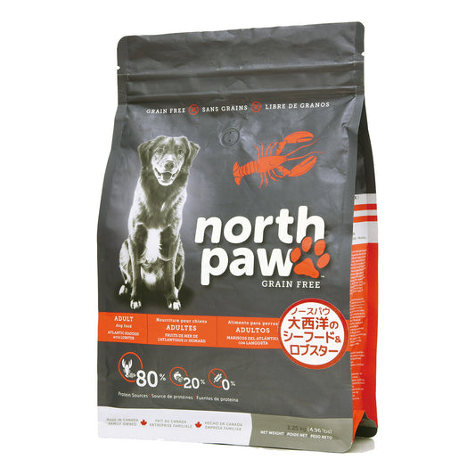 ノースパウ North Paw グレインフリー ドッグフード 大西洋のシーフード&ロブスター 2.25kg 犬 ドライフード 穀物不使用 着色料・香料不使用 コーリー COREY