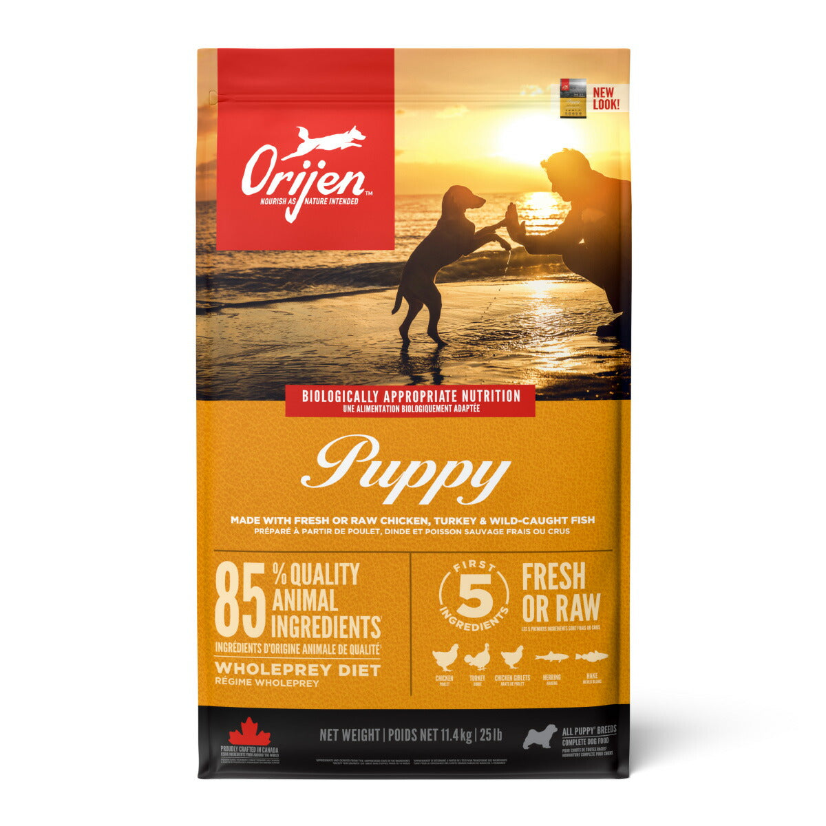 オリジン Orijen ドッグフード パピー 全犬種 子犬用 穀物不使用 11.4kg【送料無料】 正規品 無添加 グレインフリー