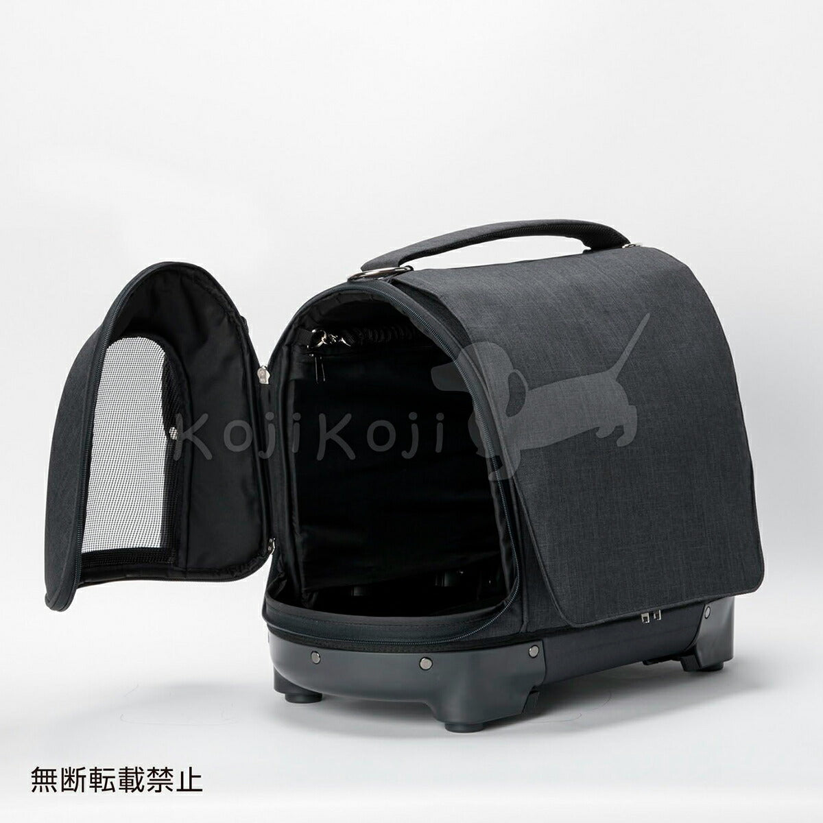 OPPO オッポ Pet Carrier muna CS ペットキャリア ミュナ ネイビーブラック 犬 猫 ペットキャリー キャスター付き リュック バッグ カート 4WAY 布製 撥水 メッシュ