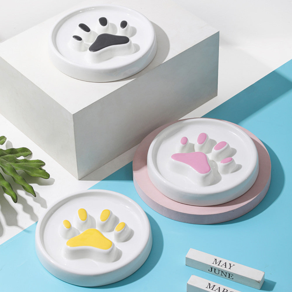 Petifam ペティファーム 肉球フードボウル M ピンク