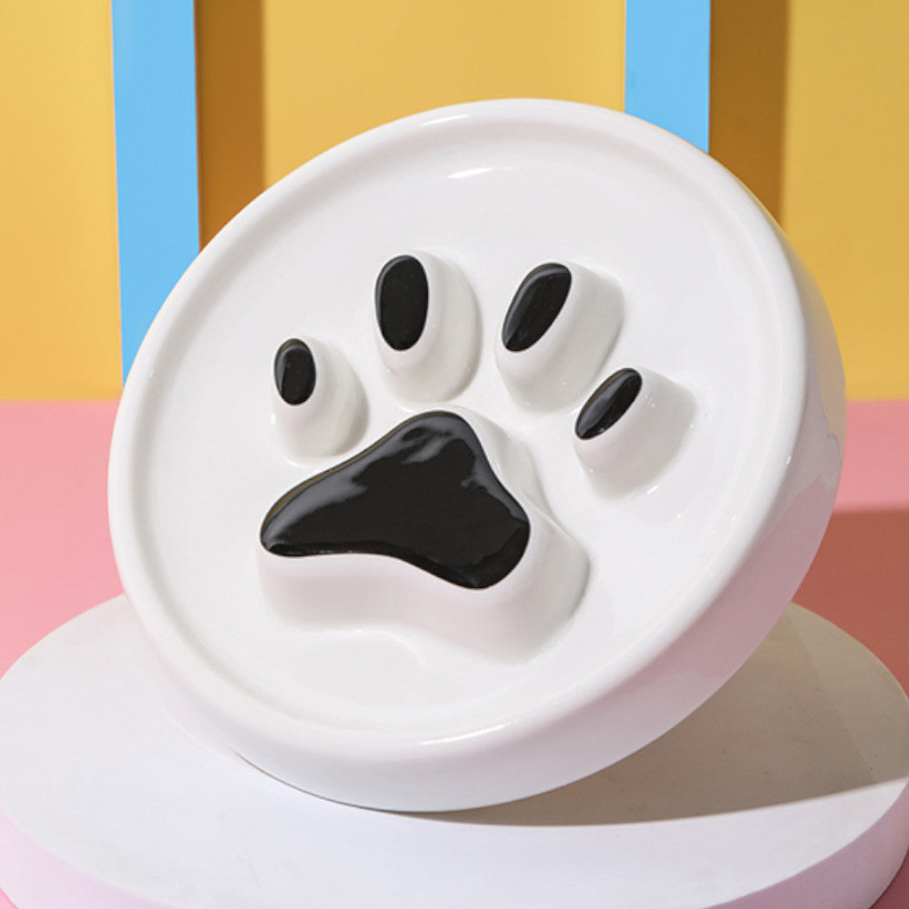 Petifam ペティファーム 肉球フードボウル M ブラック