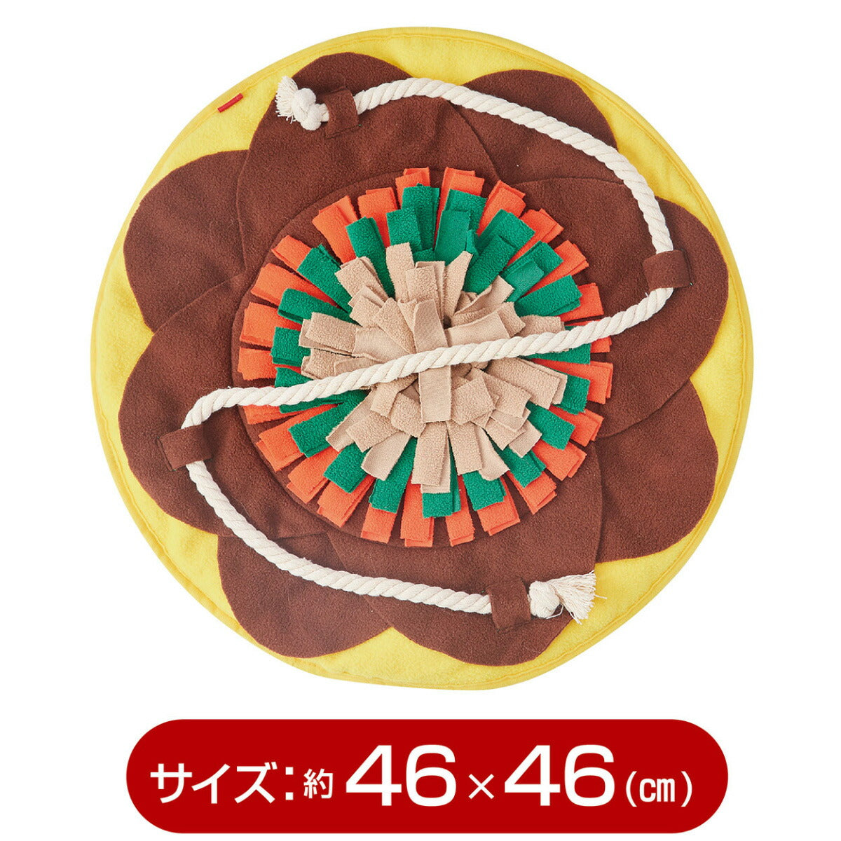 ペティオ カツオ踊るお好み焼きのノーズワークマット 犬用 おもちゃ 知育トイ