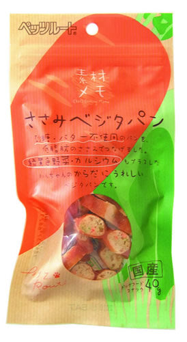 ペッツルート ささみベジタパン 40g 犬用品/ペットグッズ/ペット用品