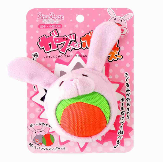 ペッツルート 犬用おもちゃ ガブっちょボールズーズー うさぎ