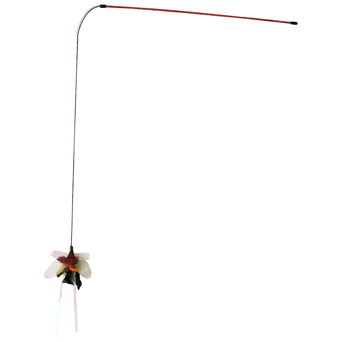 ペッツルート カシャカシャハンター フライング 猫 おもちゃ 猫じゃらし ロング