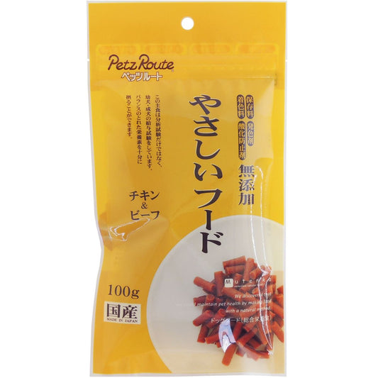 ペッツルート やさしいフード チキン&ビーフ 100g