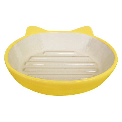 イージーダイナーキャットディッシュ イエロー 犬用品/ペットグッズ/ペット用品