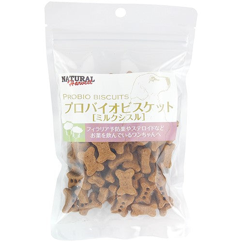ナチュラルハーベスト プロバイオビスケット ミルクシスル 80g※クーポン対象外
