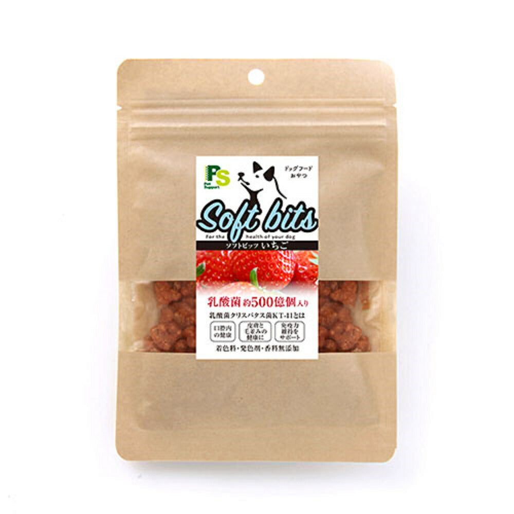 ペットサポート チキンソフトビッツ果物 いちご 40g
