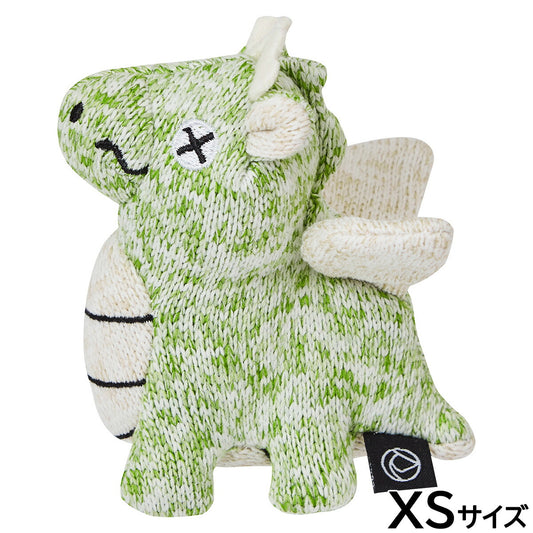 FAD 干支プラッシュトイ ドラゴン ワイド 犬用おもちゃ 限定品 XS グリーン 音が鳴る ペット用おもちゃ 辰年