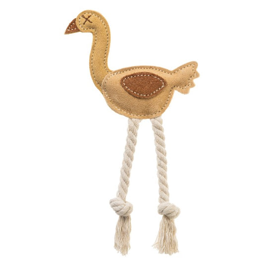 ファッド FAD アニマル・レザートイ ダチョウ 犬 おもちゃ ぬいぐるみ 革