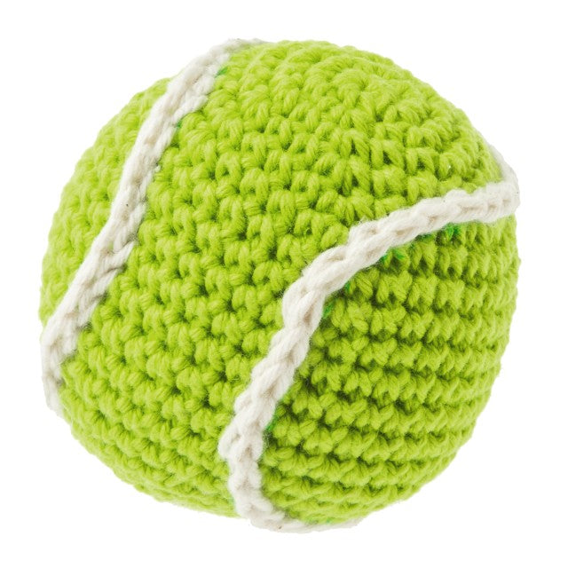 ファッド FAD ハンドメイド・ニットトイ テニスボール 犬 おもちゃ ボール 噛む 音が鳴る