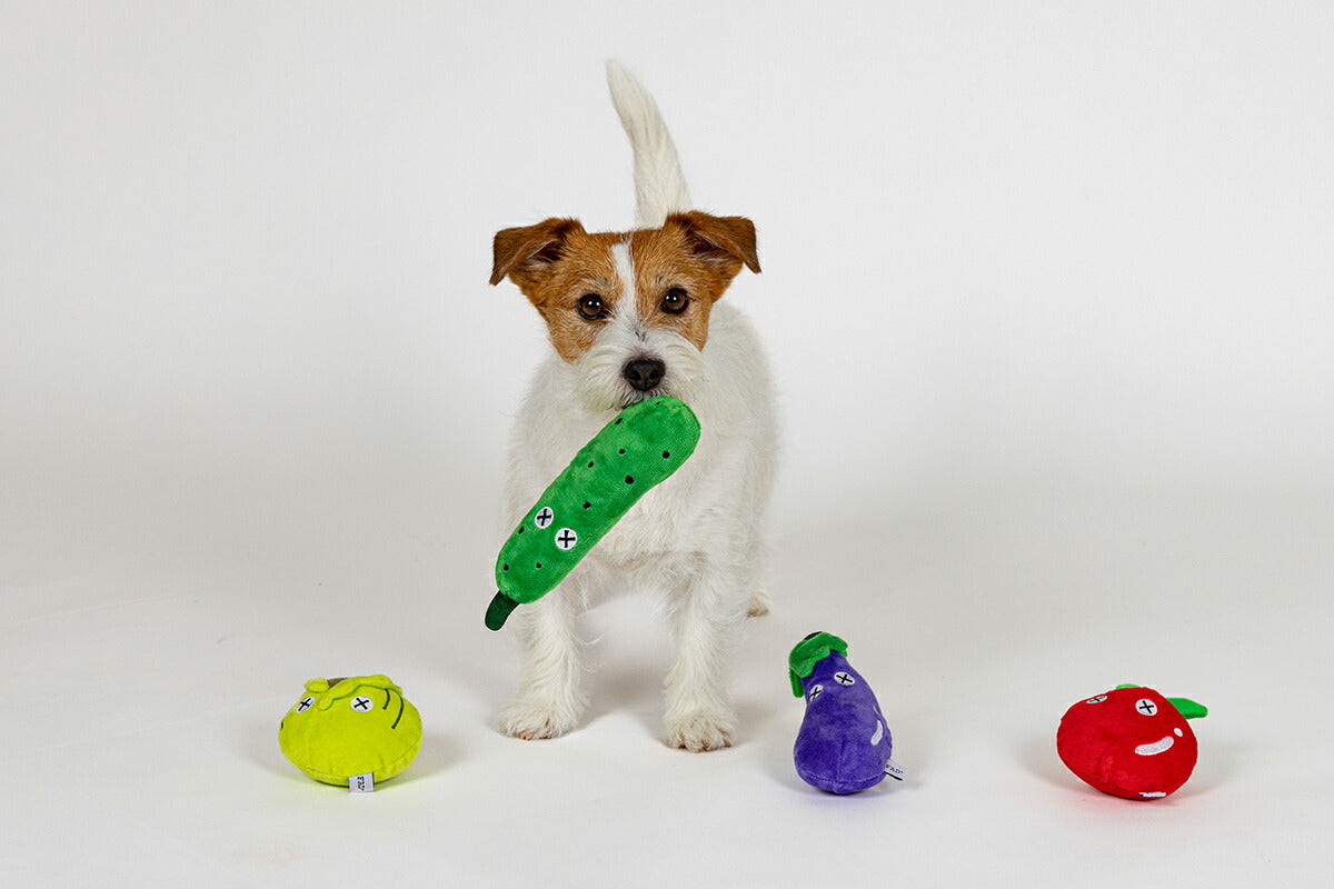 ファッド FAD+ ファーム・プラッシュトイ トマト 犬 おもちゃ ぬいぐるみ 音が鳴る