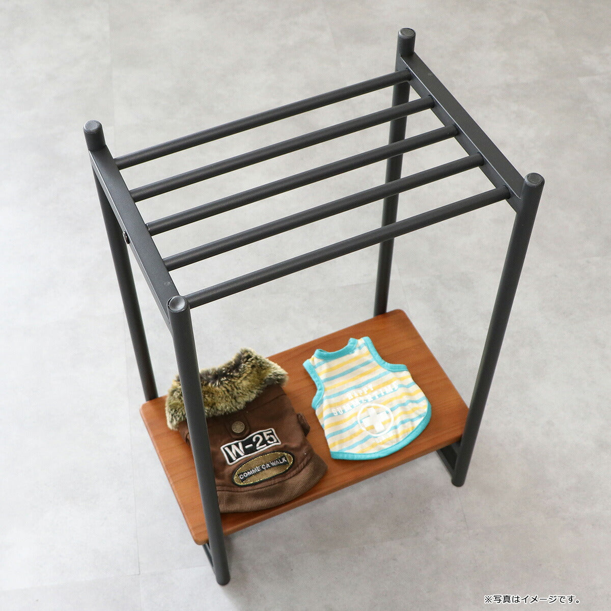 PETTO(ペットト)LUST(ルスト)ペット用ハンガーラック ブラウン 関家具 収納 インテリア ワードローブ